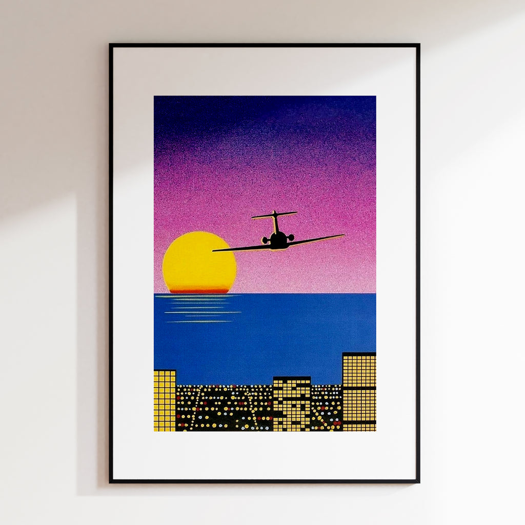Poster Hiroshi Nagai Sunset